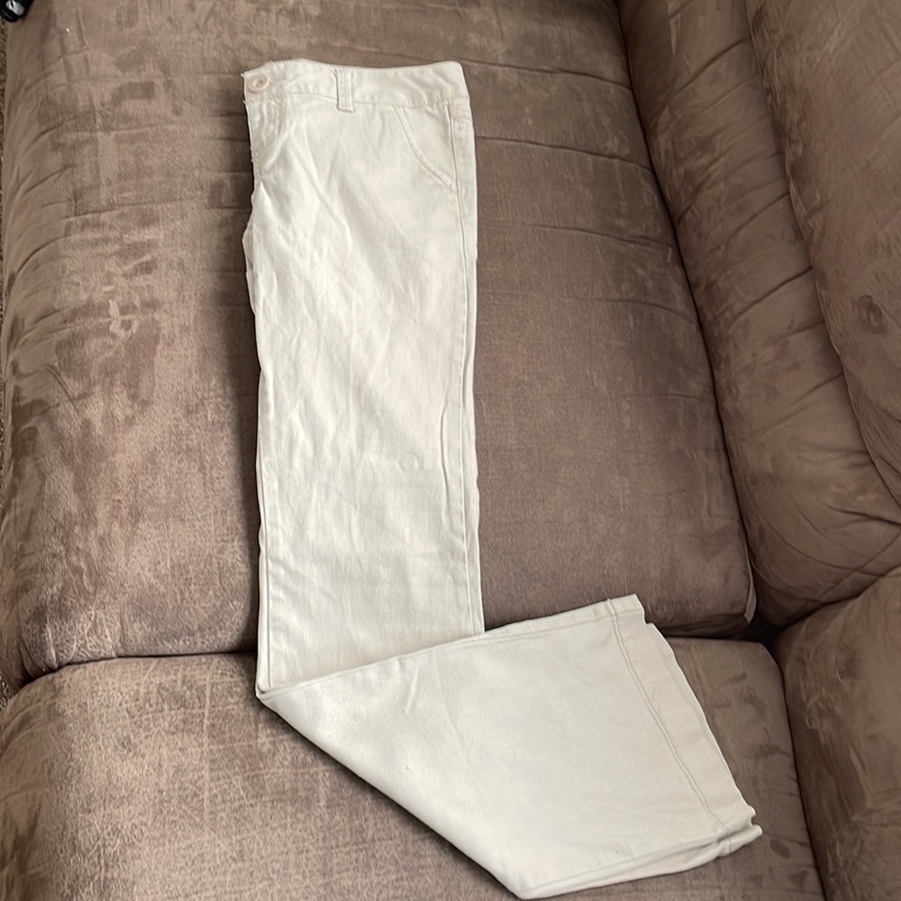 So. Size 3 khaki chinos straight leg